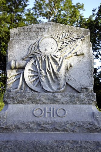 8th Ohio Light Artillery Battery Monument