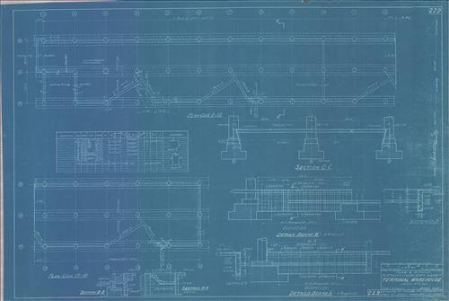 20452.BL-(GROUP 2) Jersey City, NJ--Terminal Warehouse--North and south Viaduct [1928-1929]