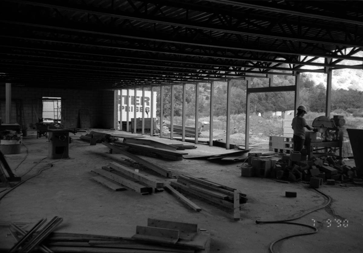 Construction of headquarters addition.