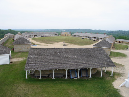 An image of Historic Fort Snelling on a sunny day. 