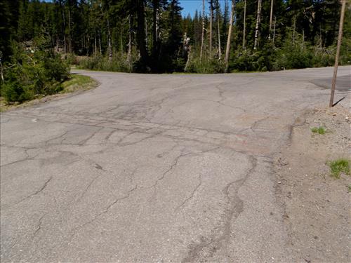 Asphalt condition on Stone House Road, CRLA