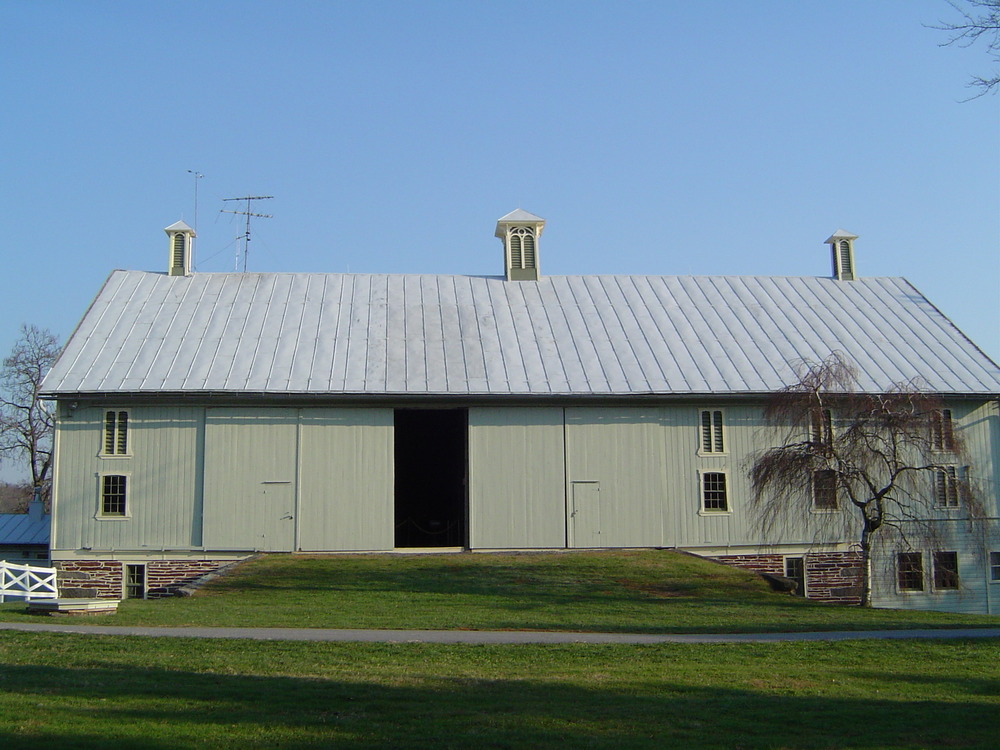 Eisenhower's barn broad side that is on the property near is home. 