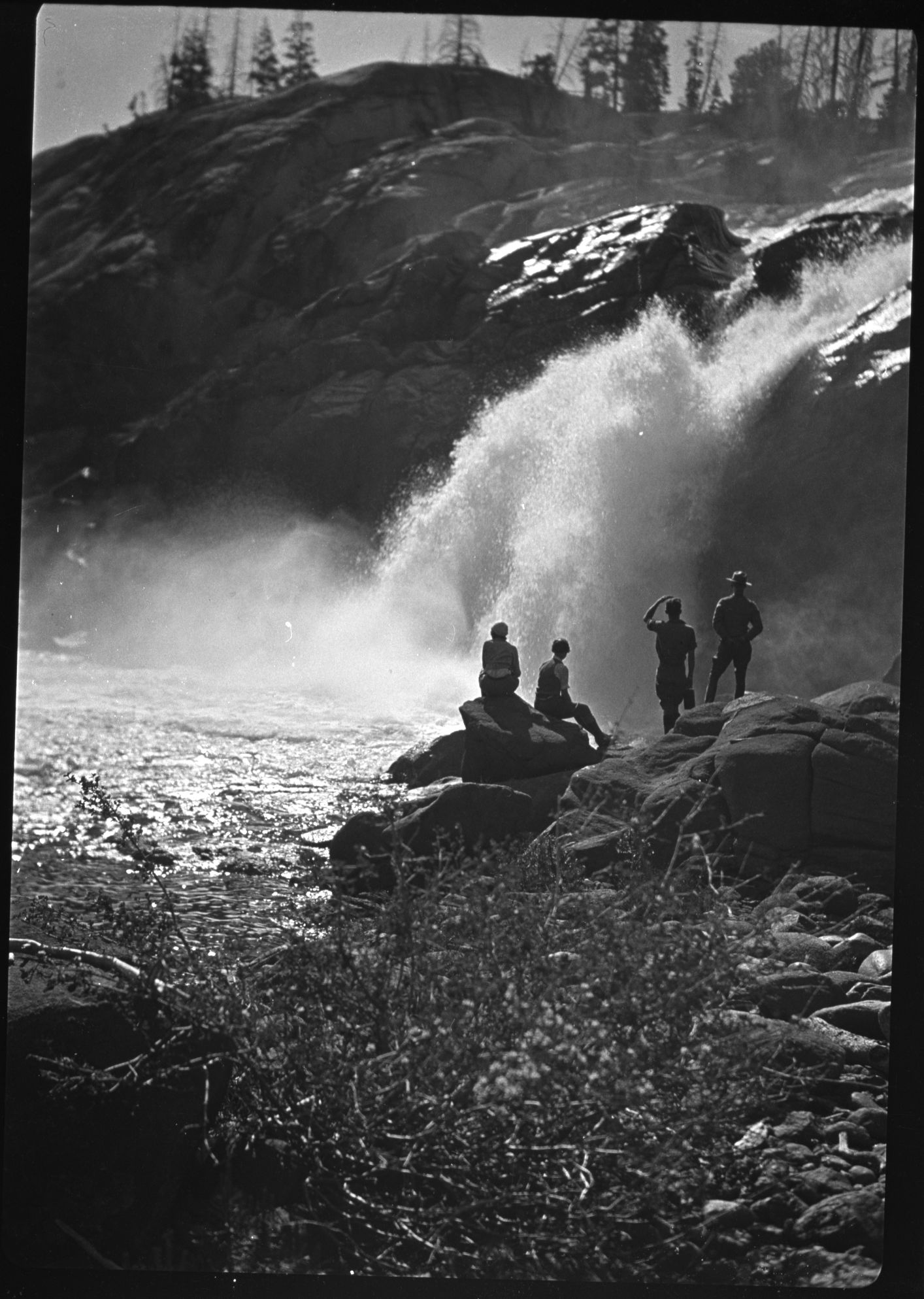 White Cascade near Glen Aulin on the Tuolumne River. See also RL-19,700.