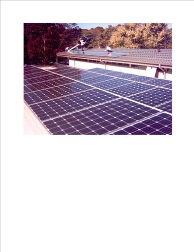 Visitor Center photovoltaic project at Kennesaw Mountain National Battlefield Park in 2009 and 2010