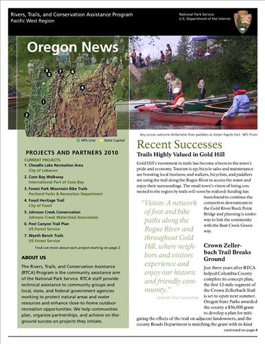 RTCA 2010 Oregon News
