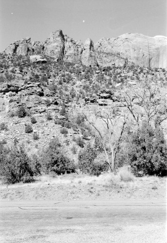 BW Photos of the Beehives, West Wall, and the Sentinel - 35mm.