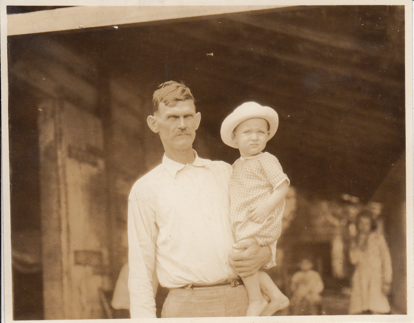 Edison Lord Hargett with his uncle.