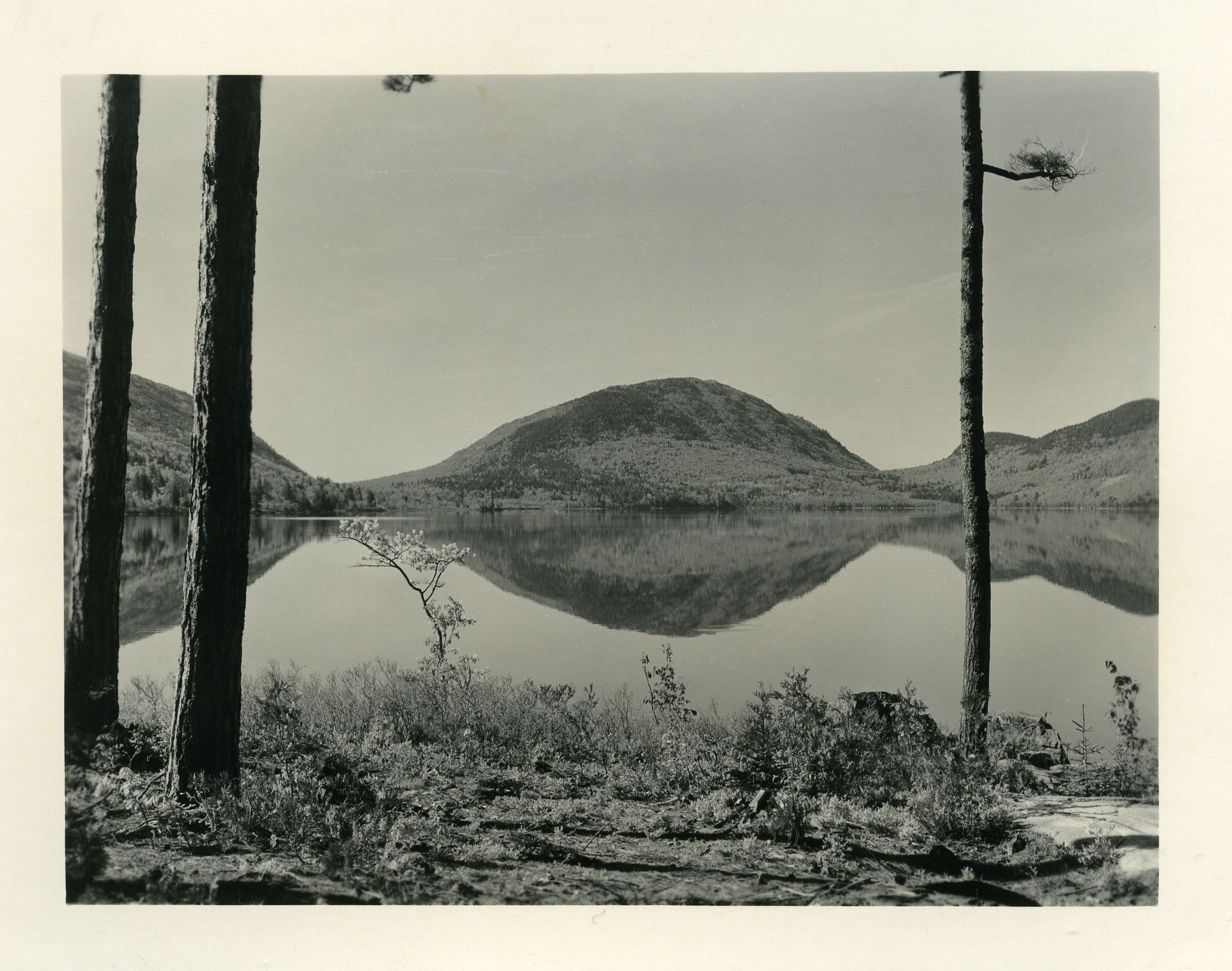 REFLECTION OF PEMETIC MT. IN EAGLE LAKE