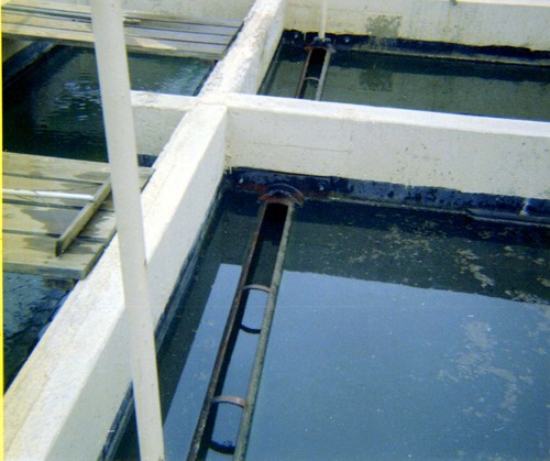 Treatment plant equipment.