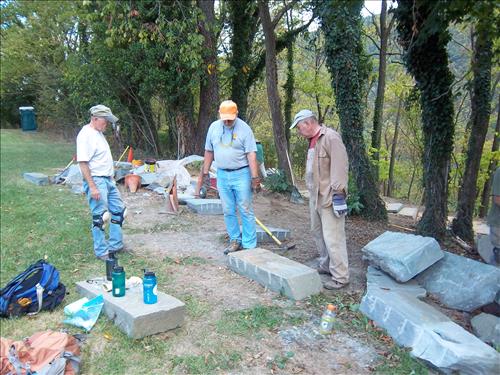Lockwood House Spur Trail existing conditions from the Appalachian Trail in Harpers Ferry National Historical Park. 9/21/09