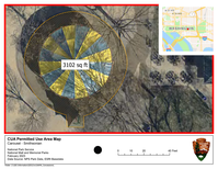 Image of CUA permitted area at the Smithsonian Carousel. 