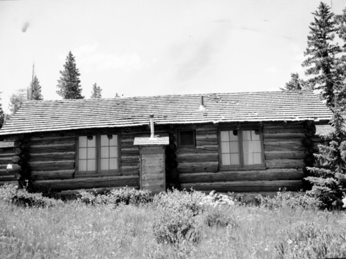 Cabins at Cedar Breaks shortly before their destruction.
