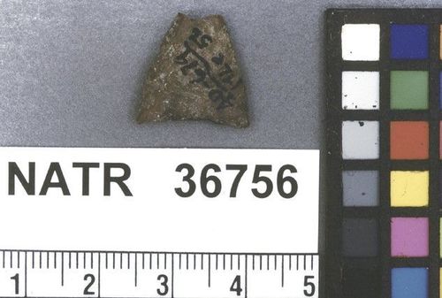 NATR   36756 -- Late Woodland / Miss Triangular Cluster projectile point