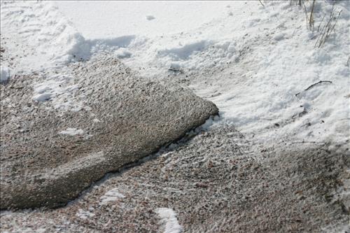 Circle Trail at Pipestone National Monument in February 2009