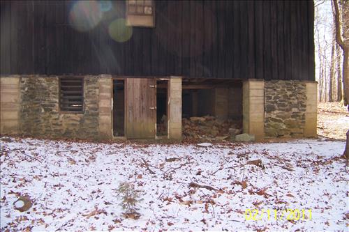 Repair and Repoint Stone walls on building 60 and 70 in Cabin Camp 1 (Goodwill) February 2011
