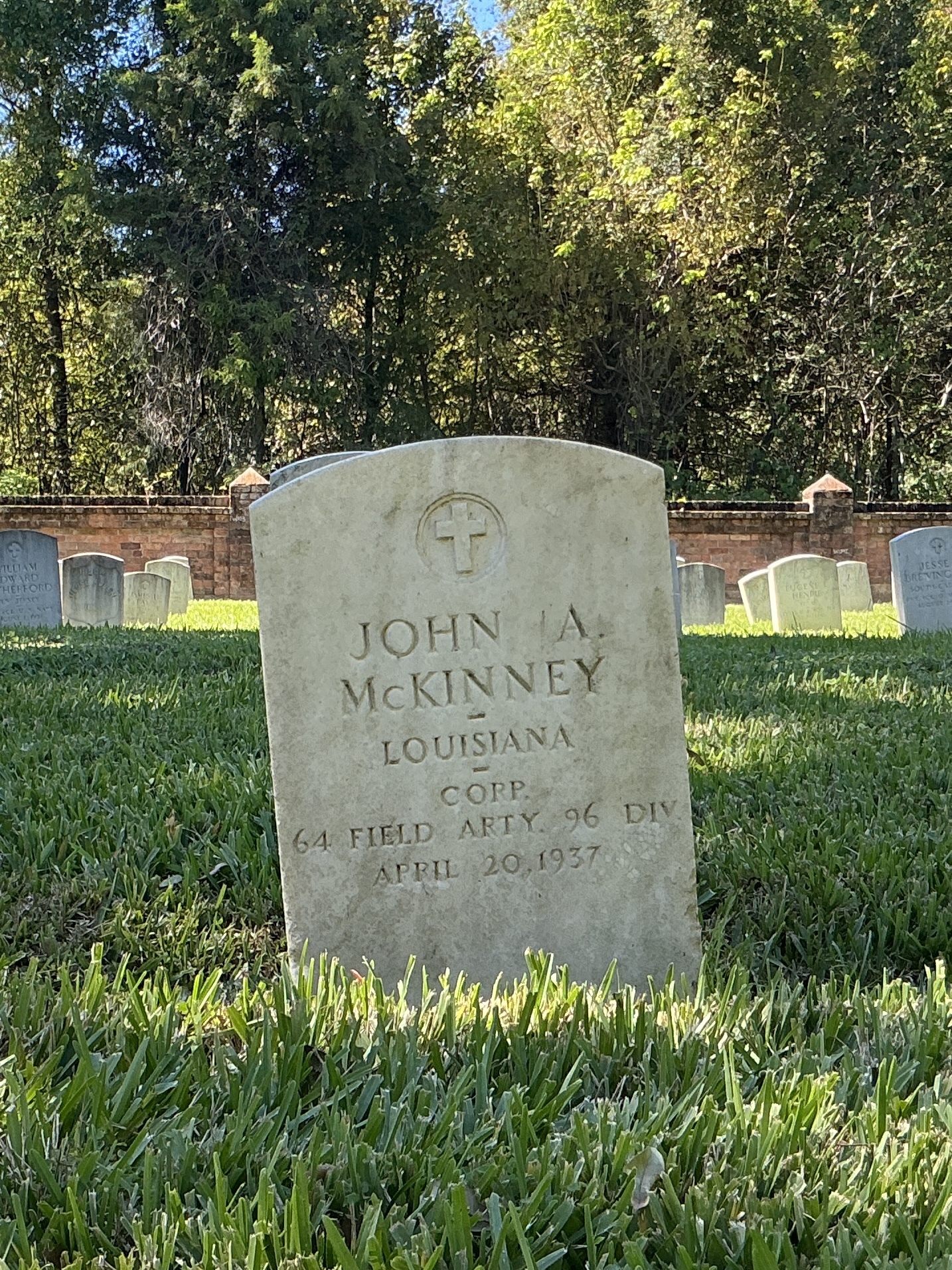 Front of upright marble headstone with flat face.