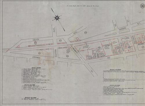 52428.LK--Property Map--Morris and Essex Railroad--Newark to Orange, NJ