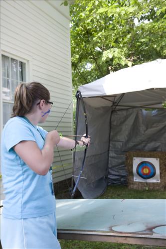 Get Up, Get Out, Go! archery