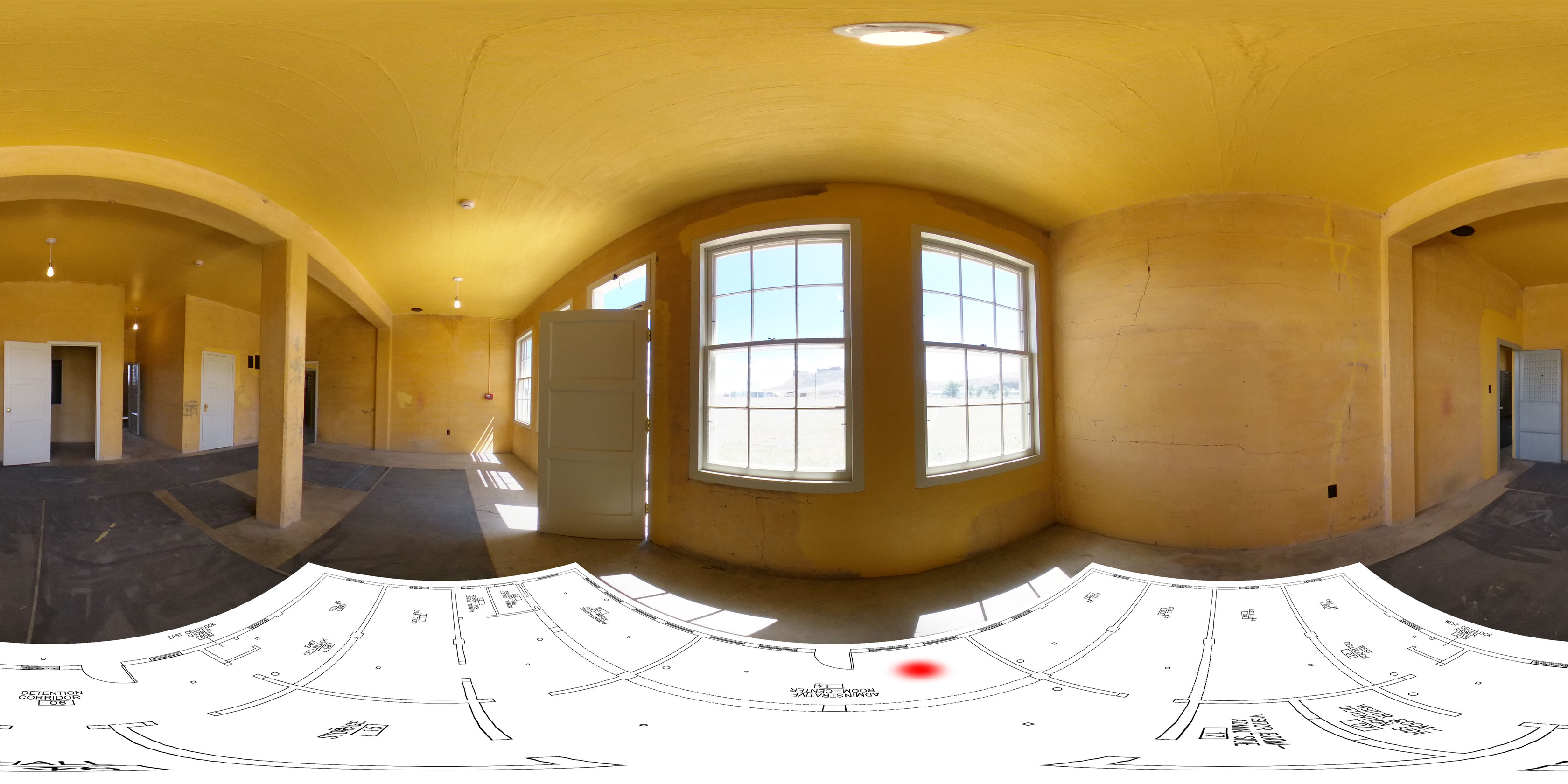 360 image taken in the Jail at the Administrative Room-Center