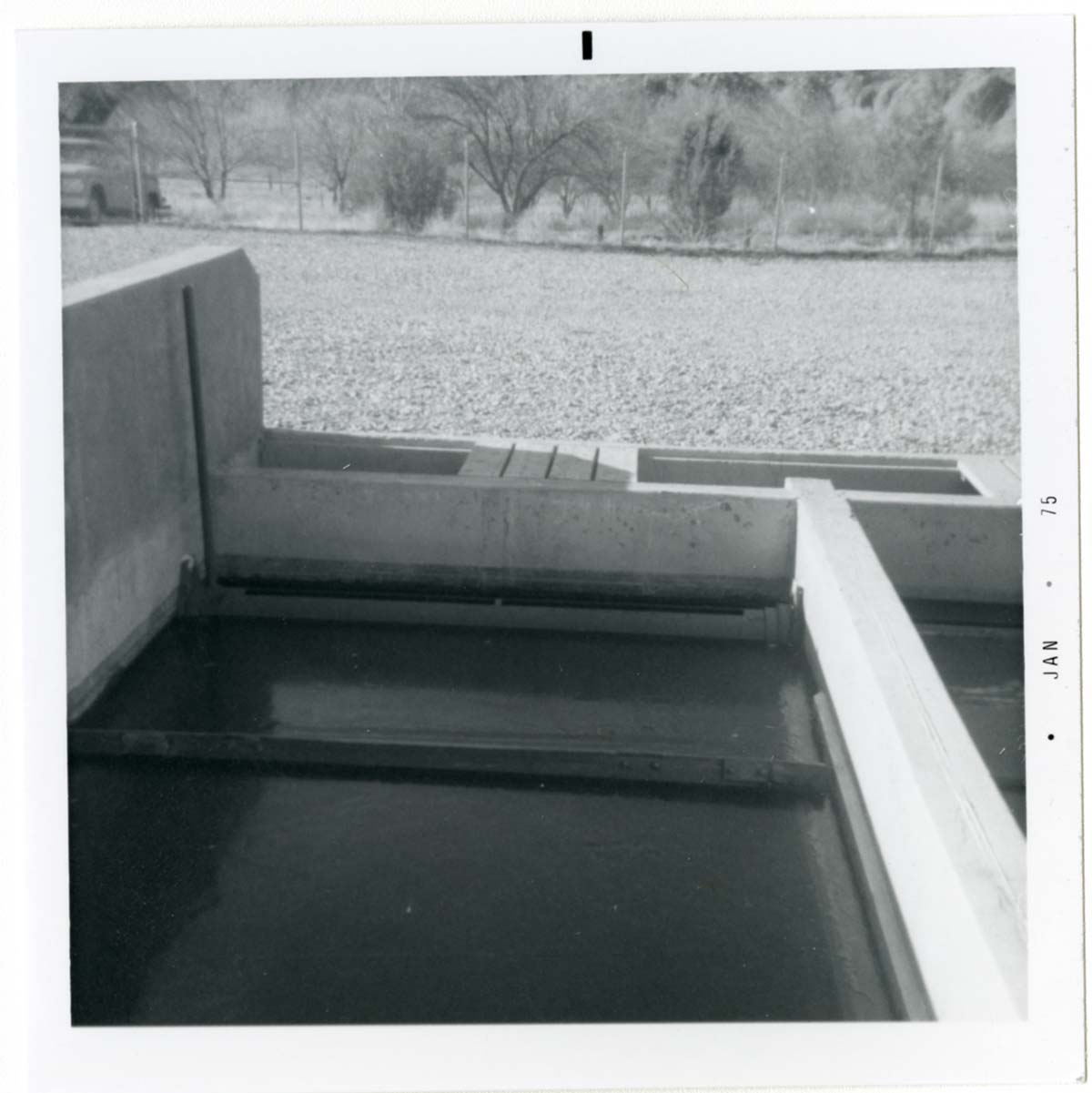 The sewer treatment plant.