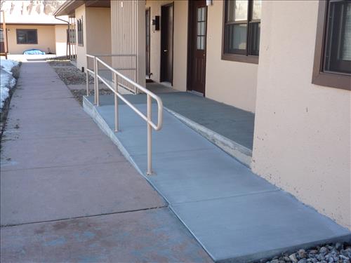 BADL Facility Management Collection: Cedar Pass District - Residence/Apartment ML - ADA Walkways and Accessable Entrance Ramps