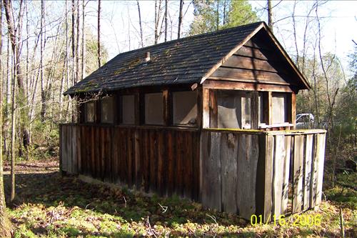 Rehabilitation of Camp 2 Ball Field Latrine at Prince William Forest Park in June 2009