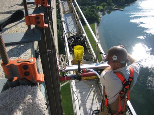Perry's Monument Damage June 2006
