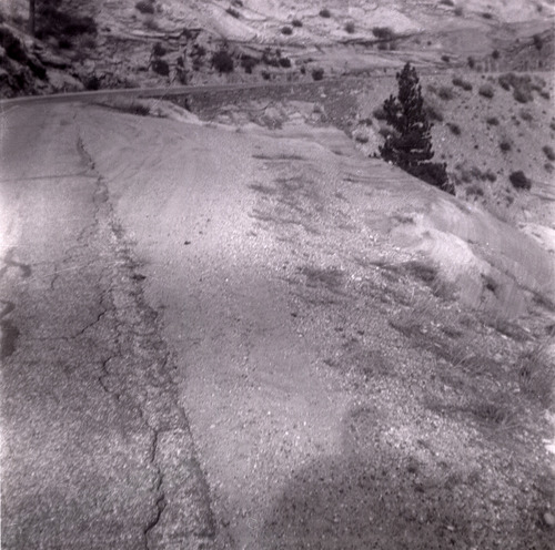 East side road repair and turn out construction.