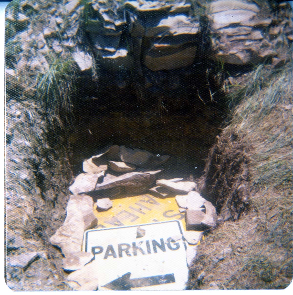 The sealing off of Sawmill Spring.