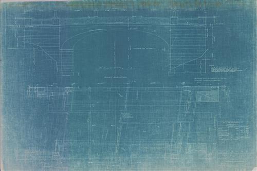 20109.BL-Kingsland, NJ--Overhead highway arch and station at Ridge Road [1911-1914]