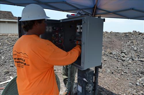 Replacement of Visitor Centers lift station components