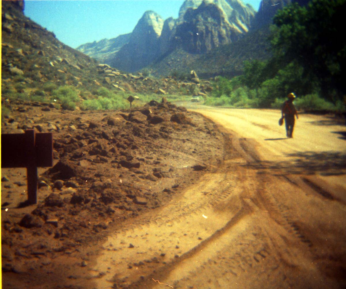 Color Photos of flood damage from the 1972 flood.