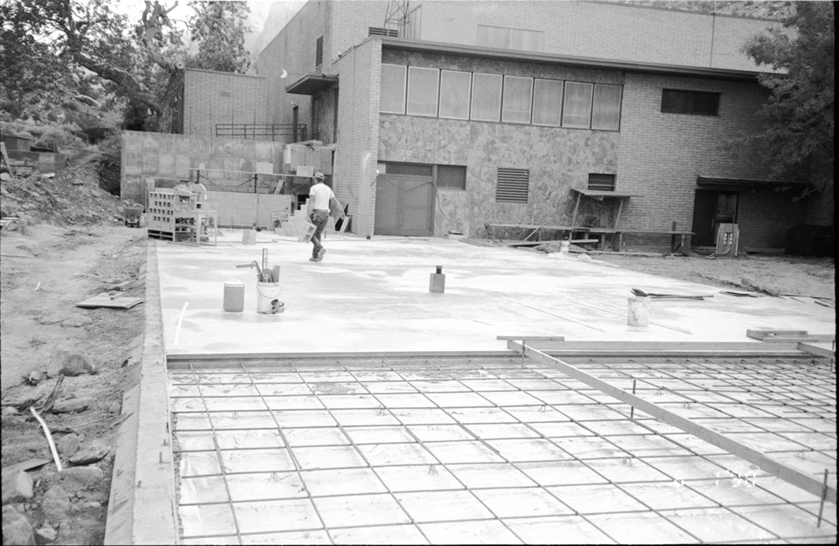 Construction of headquarters addition.