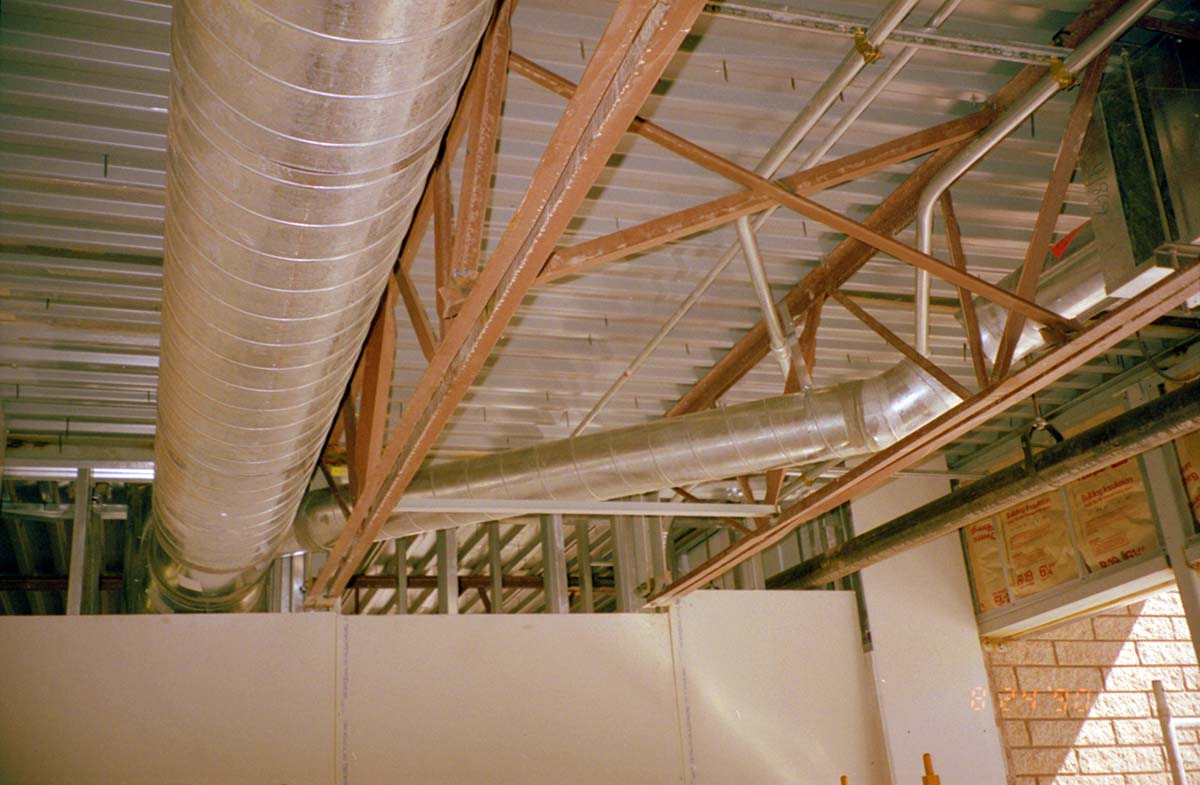 Construction of headquarters addition.