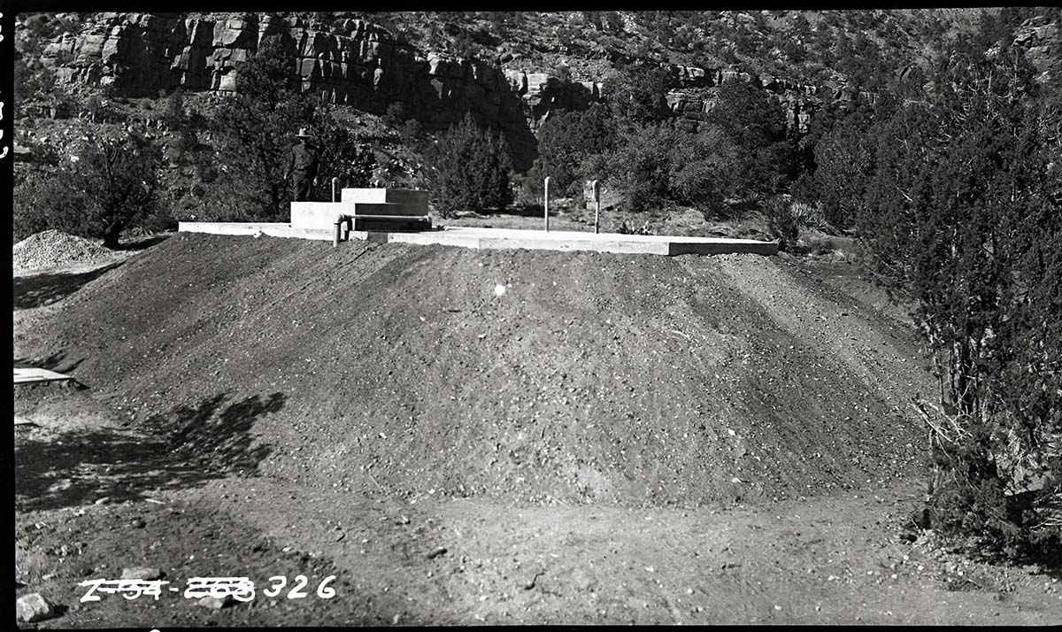 Oak Creek water system and water storage reservoir.