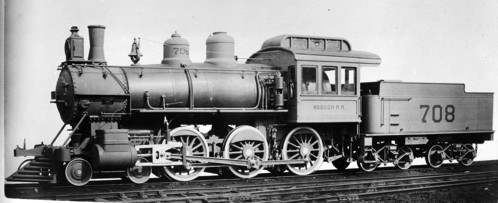 Wabash no. 0708 [4-6-0[B.C.]]