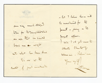 Manuscript letter