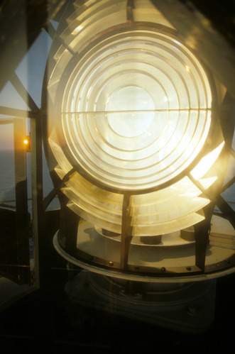 Fresnel Lens Lit Up