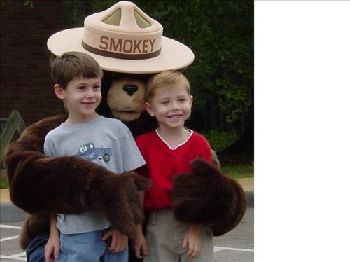 Smokey Bear at Natchez Trace, October 2002