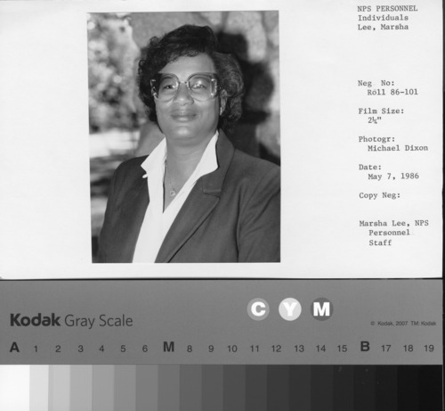 Marsha Lee, NPS Personnel Staff