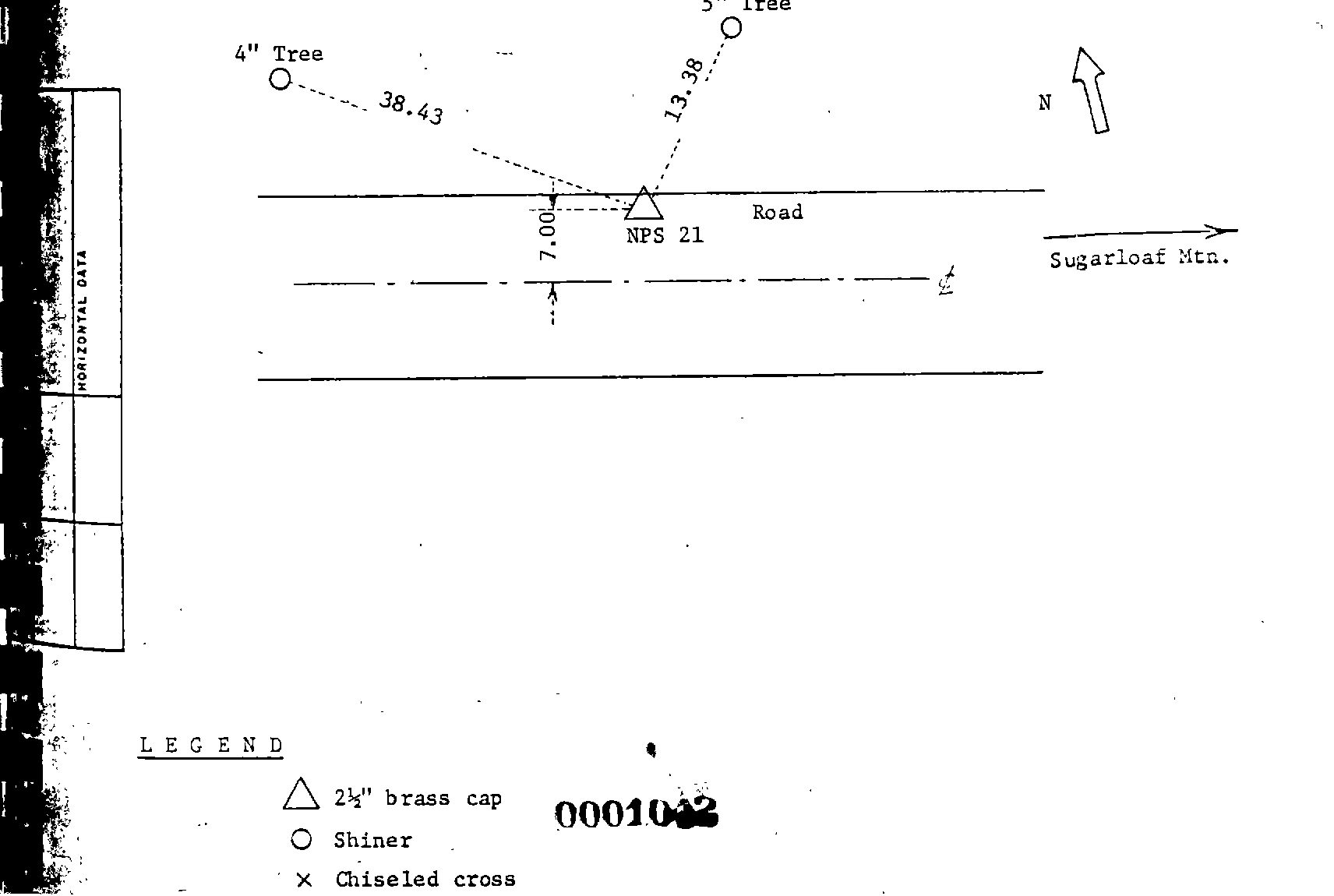 00001042 Survey Monumentation Sketch