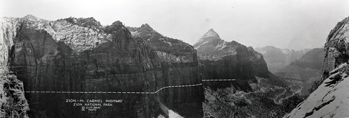 Zion Mt. Carmel Tunnel proposed alignment.