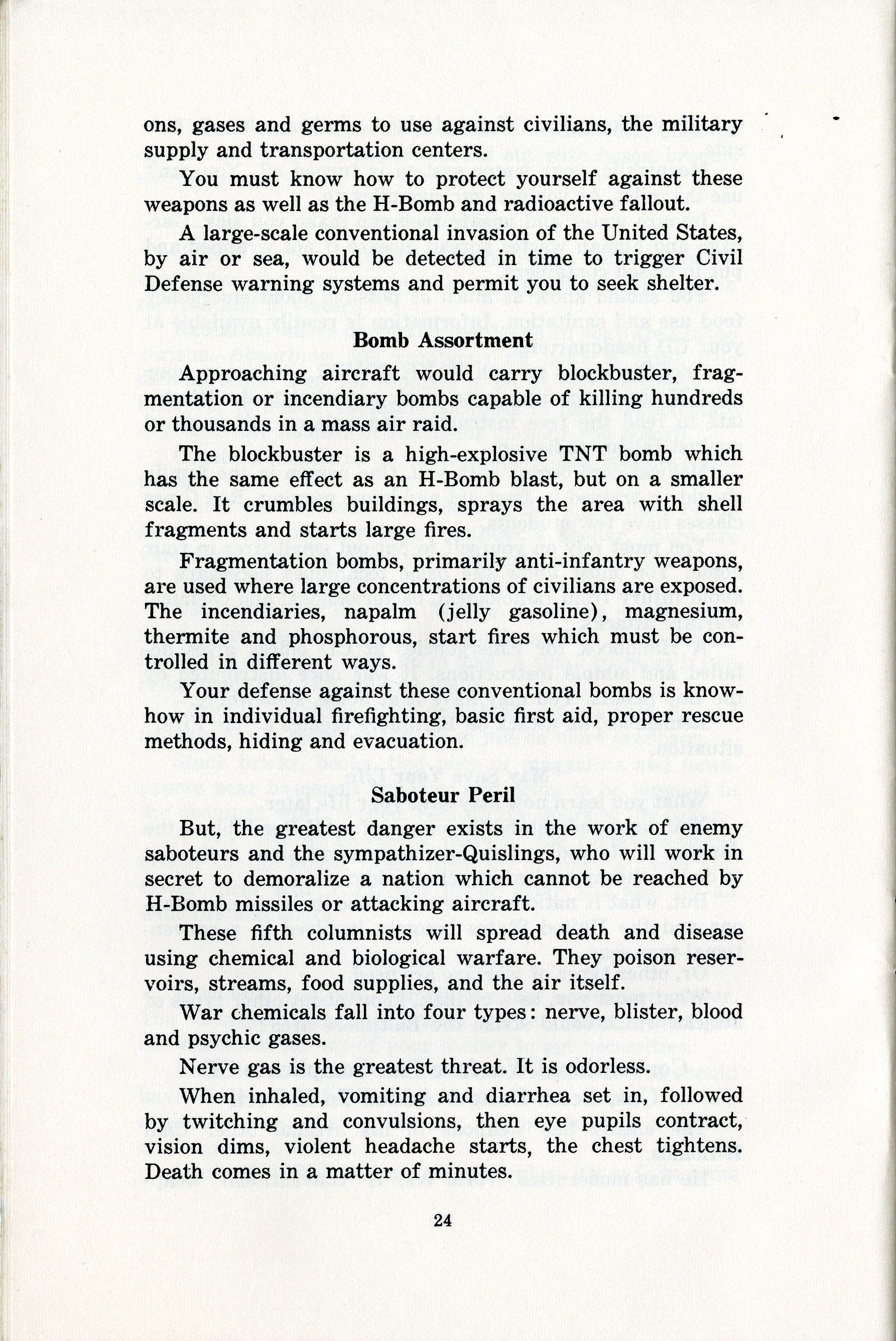 Article text about Civil Defense 