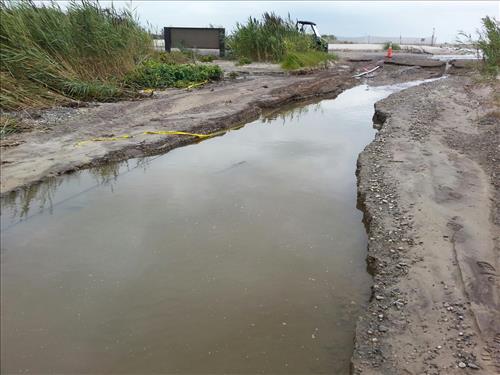 Lighthouse Driveway Overwash