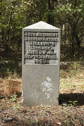Forty-Ninth Ohio Infantry Regiment Marker