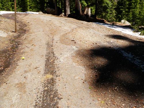 Asphalt condition on Stone House Road, CRLA