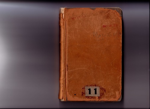 Thomas Edison's New York City Recording Studio Cash Book 11 (of 21), Image 01 (of 89).