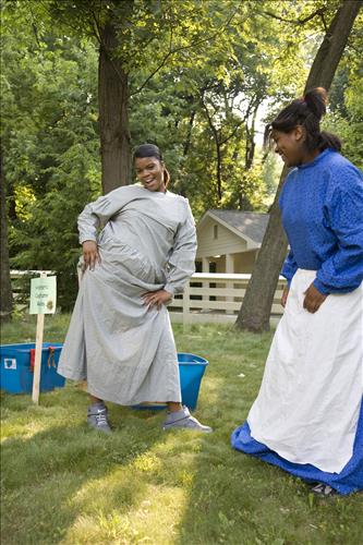 Get Up, Get Out, Go! historic costumes