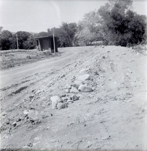 East side road repair and turn out construction.
