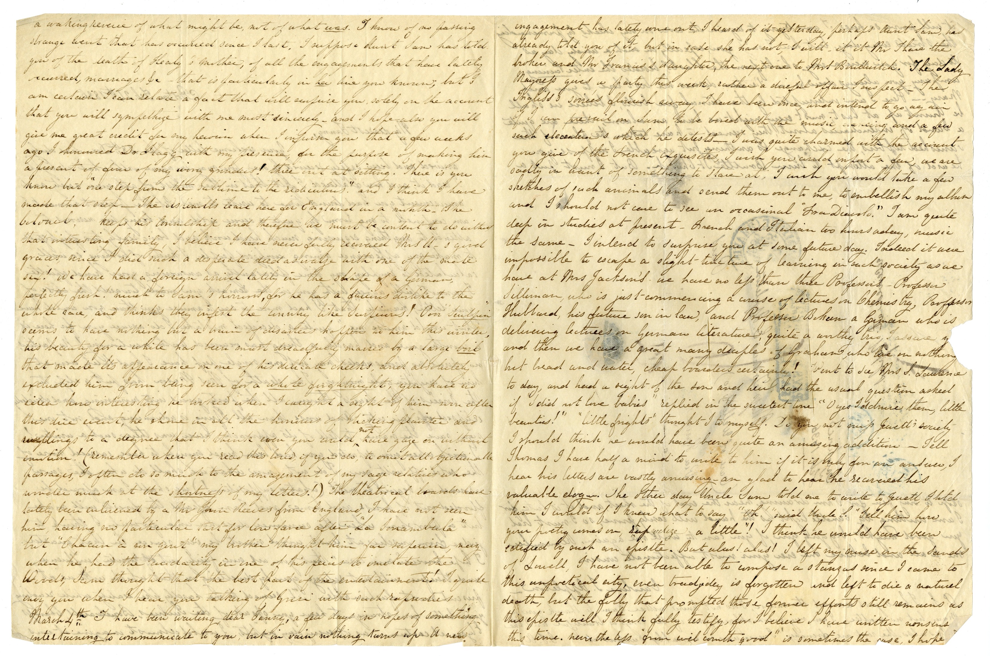 Manuscript letter